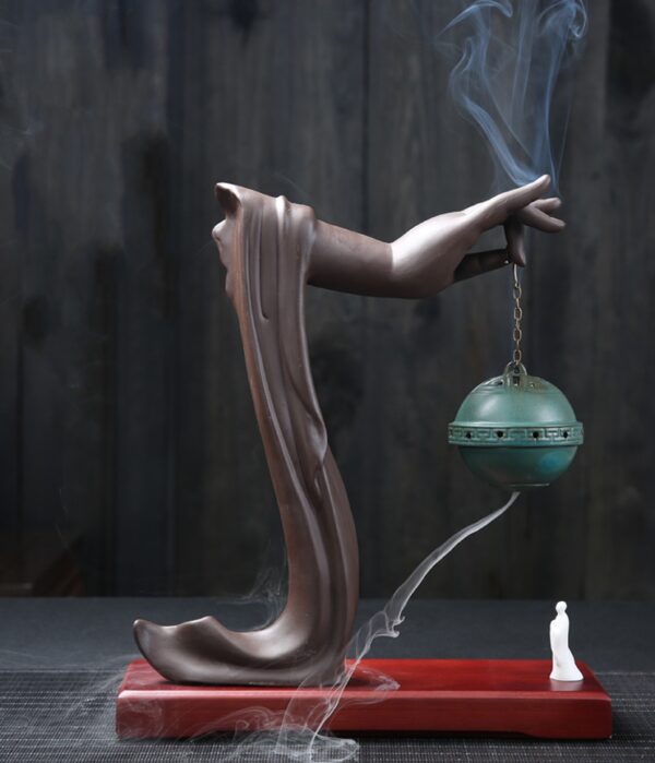 Antique buddhist incense burner - Image 3