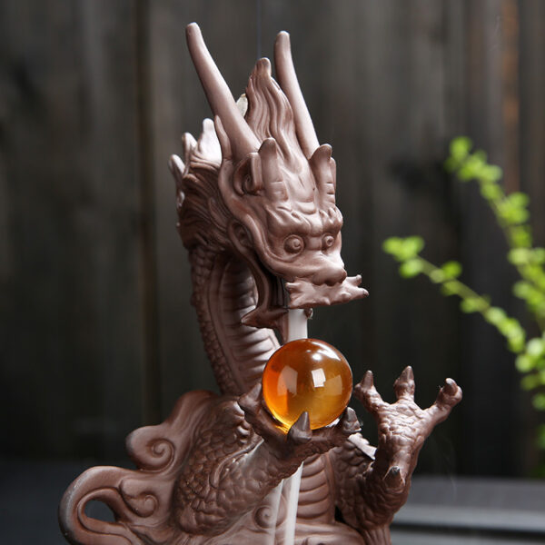 Ceramic Backflow Incense Burner Decoration Purple Sand Sandalwood Incense Burner Home Tea Ceremony Household Incense Burner - Image 2