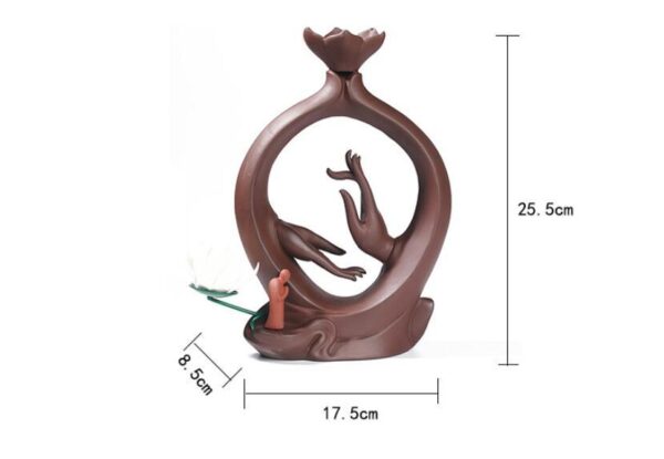 Zen bergamot sandalwood incense burner - Image 2