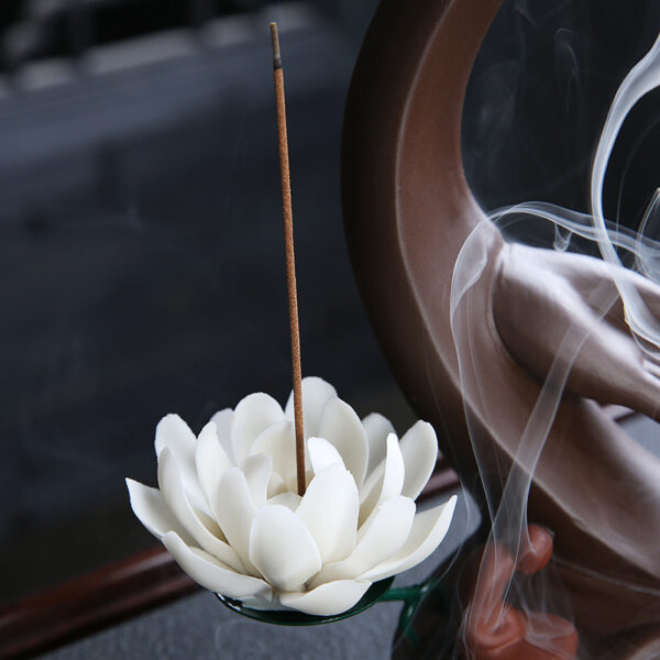 Zen bergamot sandalwood incense burner - Image 6