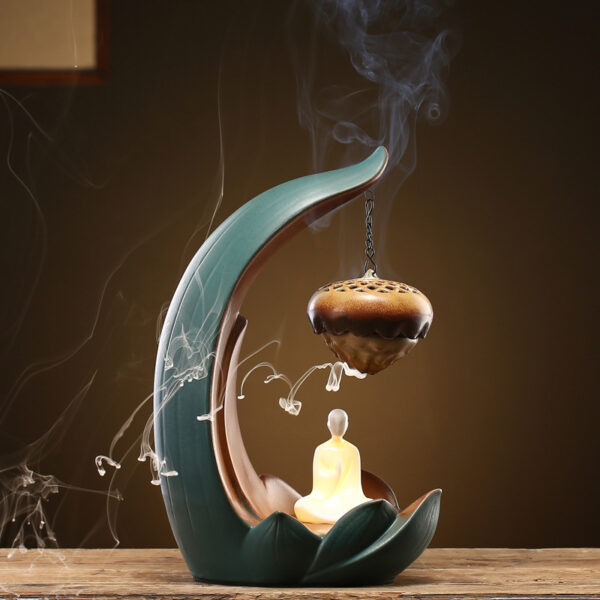 Creative Backflow Incense Burner Ornaments Hanging - Image 5