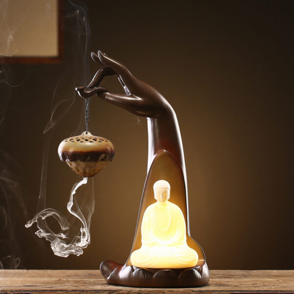 Creative Backflow Incense Burner Ornaments Hanging - Image 3