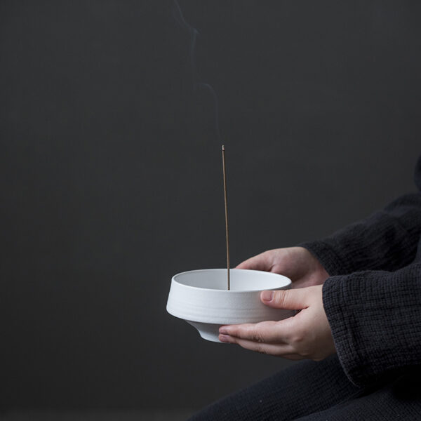 Handmade Ceramic Zen Incense Retro Incense Burner - Image 3