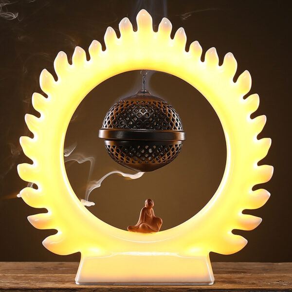 Creative Backflow Incense Burner Ornaments Hanging - Image 2