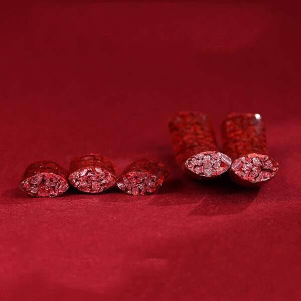 Women's Fashion Simple And Natural Raw Ore Cinnabar Crystal Sand Rough Stone Bracelet - Image 3