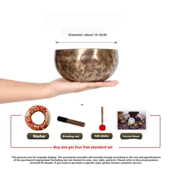 Nepal Handmade Full Moon Himalaya Bowl Ornaments - Image 8