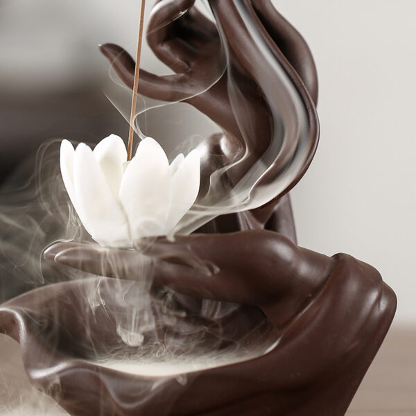 Ceramic backflow incense burner - Image 3