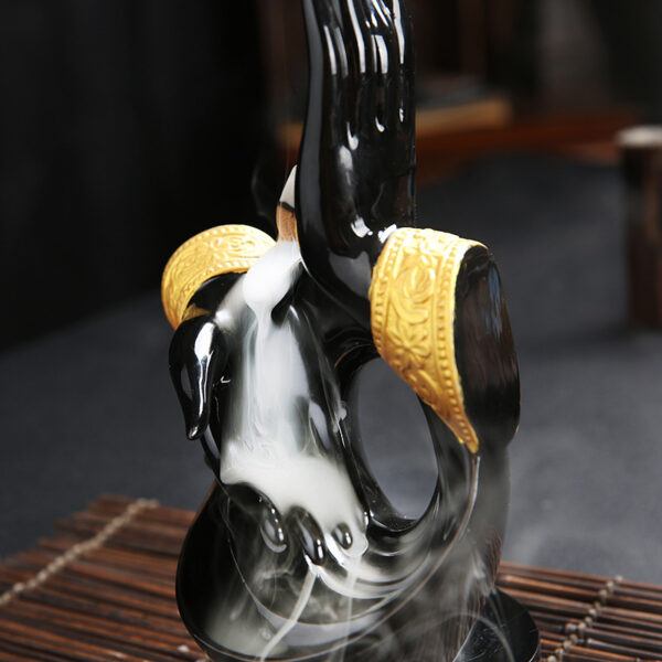 New Home Indoor Bergamot Backflow Incense Burner - Image 4