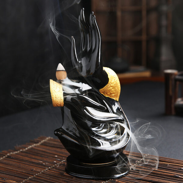 New Home Indoor Bergamot Backflow Incense Burner
