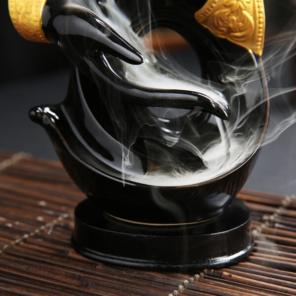 New Home Indoor Bergamot Backflow Incense Burner - Image 5