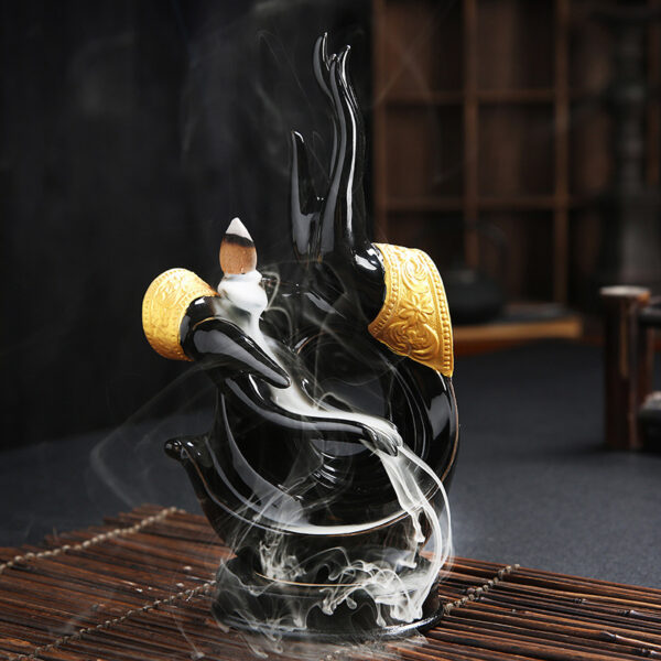 New Home Indoor Bergamot Backflow Incense Burner - Image 3