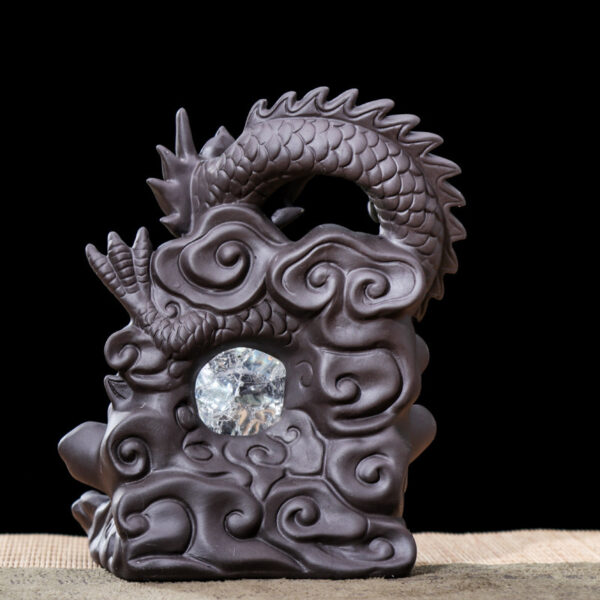 Backflow Incense Burner Ornaments Pottery Indoor Seat Tower - Image 4