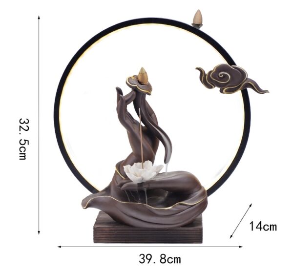 Chinese Backflow Incense Burner - Image 3