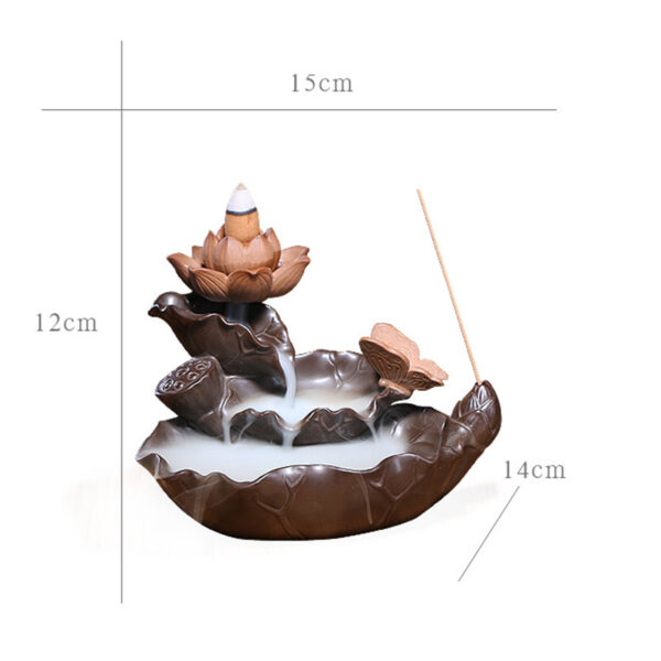 Ceramic backflow incense burner - Image 4