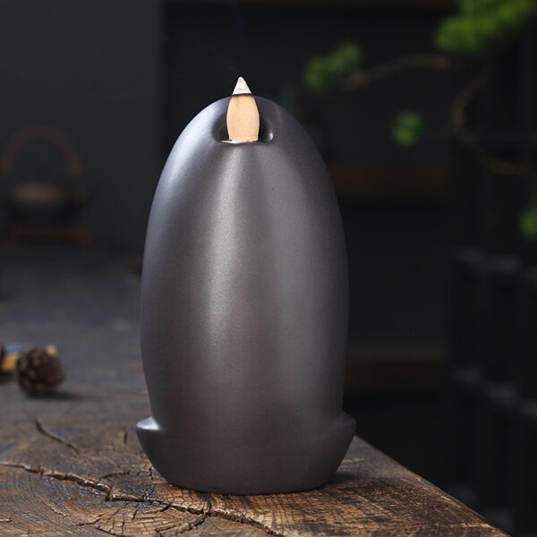 Backflow Incense Burner High Mountain Flowing Water Ceramics - Image 2
