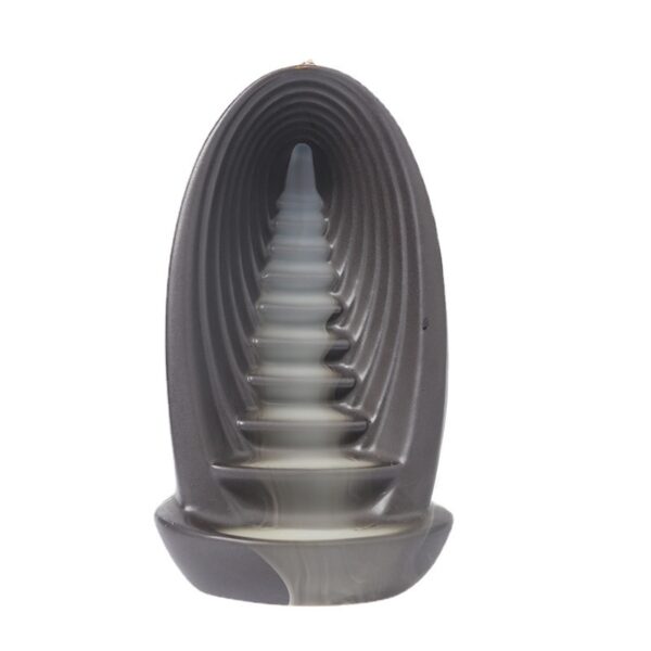 Backflow Incense Burner High Mountain Flowing Water Ceramics - Image 3